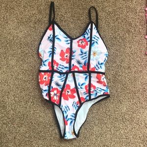 Pacsun floral one piece swimsuit!